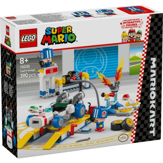 Imagine LEGO Super Mario Mario Kart Garajul lui Toad 72035
