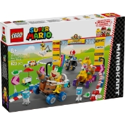 Imagine LEGO SUPER MARIO MARIO KART SET BABY PEACH SI GRAND PRIX 72036
