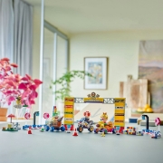 Imagine LEGO SUPER MARIO MARIO KART SET BABY PEACH SI GRAND PRIX 72036