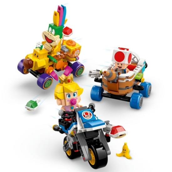 Imagine LEGO Super Mario Mario Kart Set Baby Peach și Grand Prix 72036