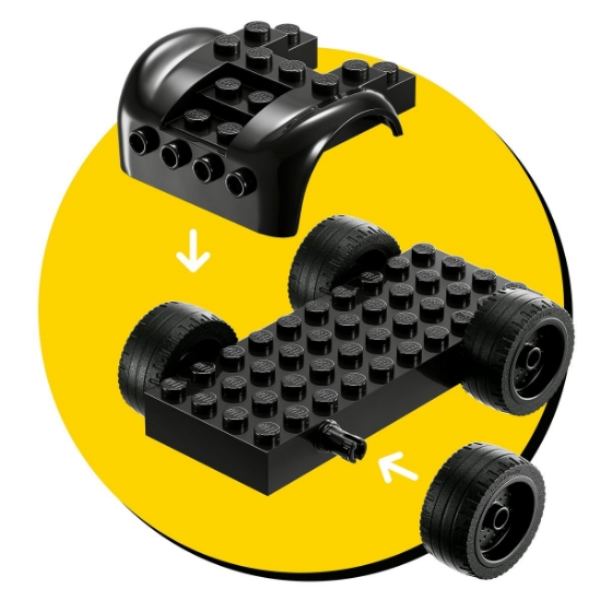 Imagine LEGLego Super Heroes Batman și Batmobile vs. Mr. Freeze 76301