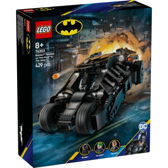 Imagine LEGO SUPER HEROES BATMAN TUMBLER VS. TWO-FACE SI JOKER 76303