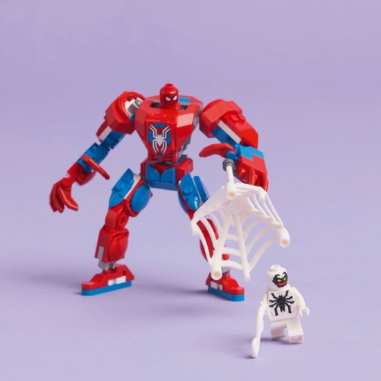 Imagine Lego Super Heroes Robotul Omul Păianjen vs. Anti-Venom 76308