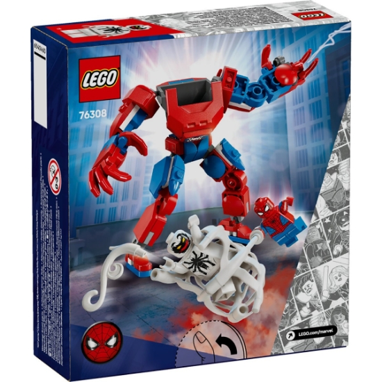 Imagine Lego Super Heroes Robotul Omul Păianjen vs. Anti-Venom 76308