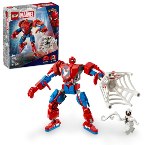 Imagine Lego Super Heroes Robotul Omul Păianjen vs. Anti-Venom 76308