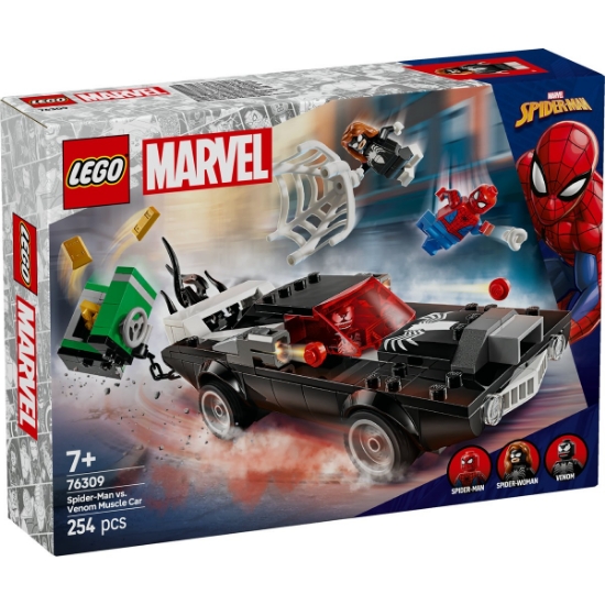Imagine LEGO SUPER HEROES OMUL PAIANJEN VS. MASINA FORTOASA A LUI VENOM 76309