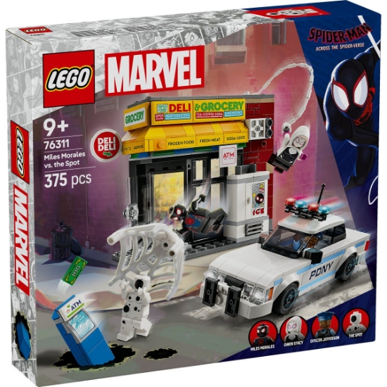 Imagine LEGO SUPER HEROES SPIDER-VERSE: MILES MORALES VS. SPOT 76311