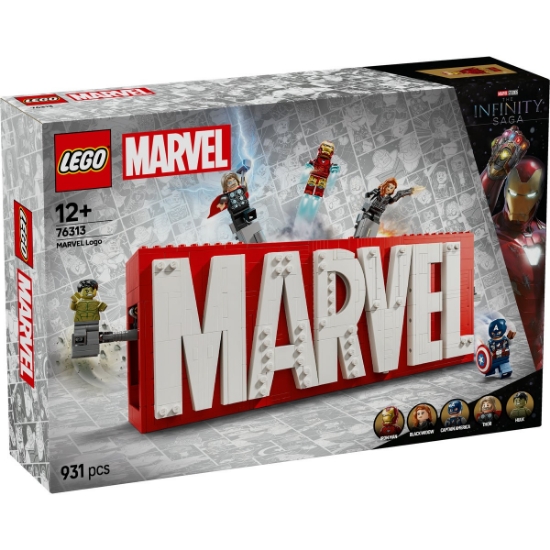 Imagine LEGO SUPER HEROES SIGLA SI MINIFIGURINE MARVEL 76313