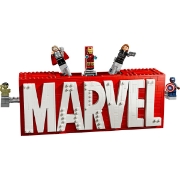 Imagine LEGO SUPER HEROES SIGLA SI MINIFIGURINE MARVEL 76313