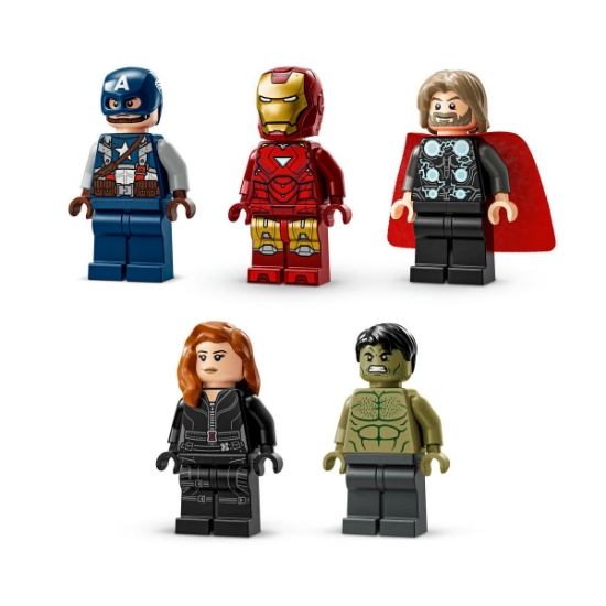 Imagine Lego Super Heroes Sigla și minifigurine Marvel 76313
