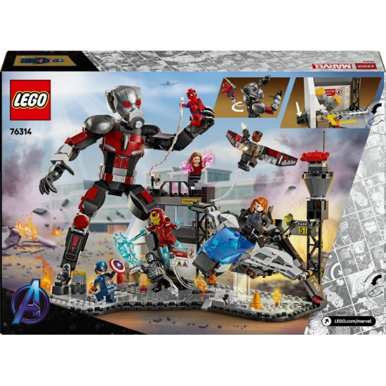 Imagine LEGO SUPER HEROES BATALIA DIN CAPTAIN AMERICA: CIVIL WAR 76314