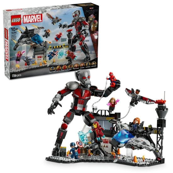 Imagine Lego Super Heroes Bătălia din Captain America: Civil War 76314