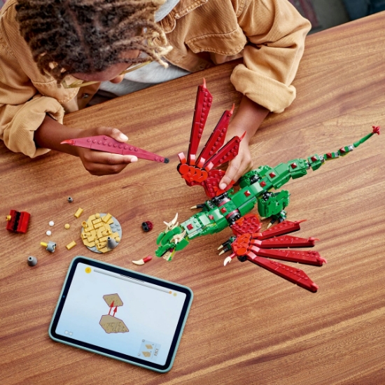 Imagine Lego Creator Dragon Medieval 31161