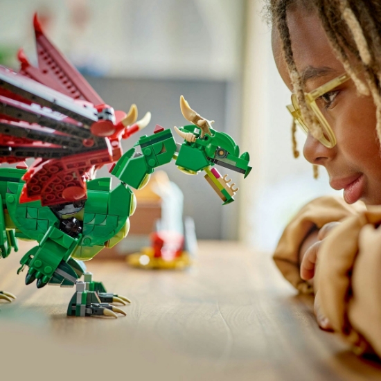 Imagine Lego Creator Dragon Medieval 31161