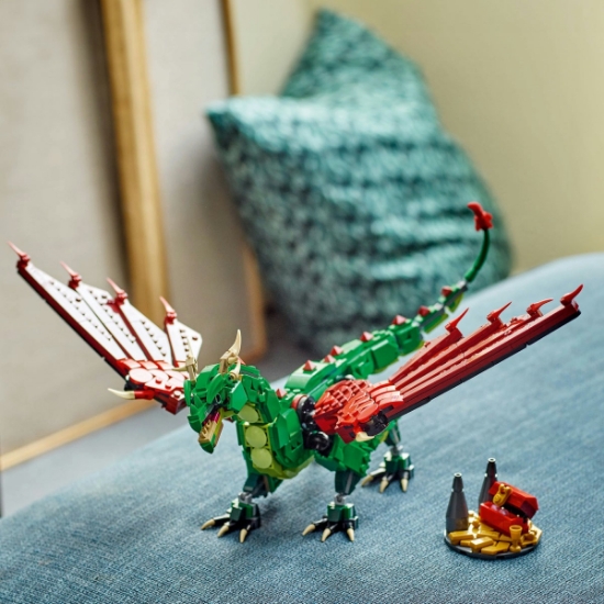 Imagine Lego Creator Dragon Medieval 31161