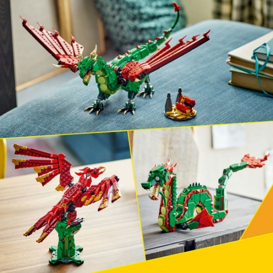 Imagine Lego Creator Dragon Medieval 31161