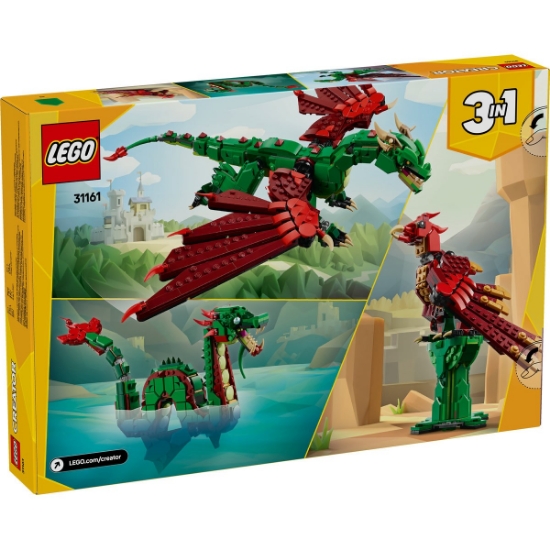 Imagine Lego Creator Dragon Medieval 31161