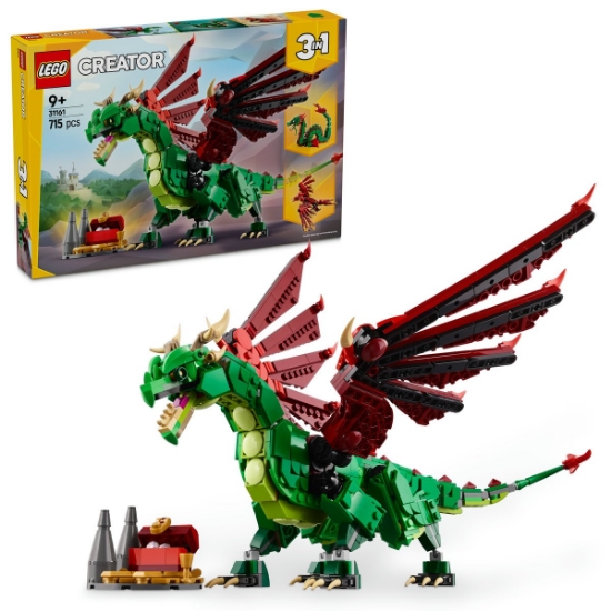 Imagine Lego Creator Dragon Medieval 31161