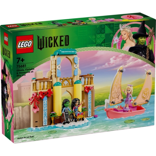 Imagine LEGO Wicked Glinda, Elphaba și Nessarose la Universitatea Shiz 75681