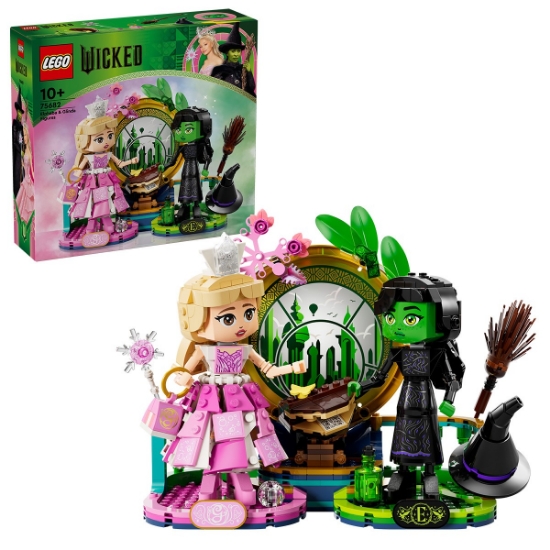 Imagine LEGO Wicked Figurinele Elphaba și Glinda 75682