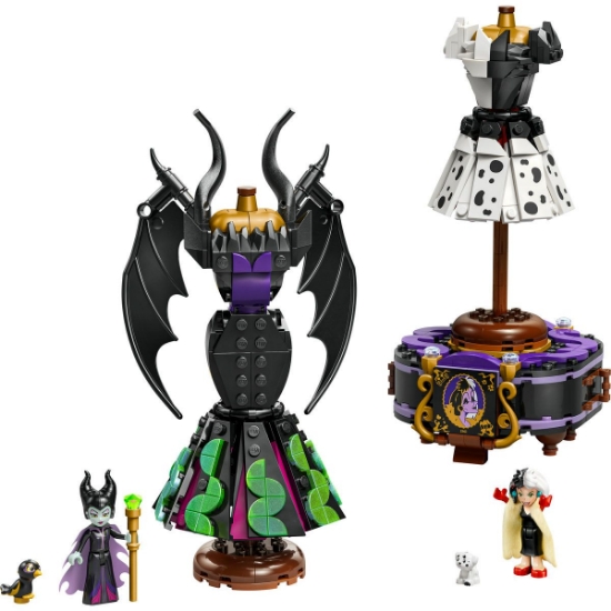 Imagine LEGO Disney Rochiile lui Maleficent și Cruella de Vil 43262
