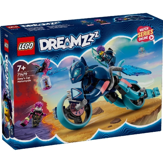 Imagine LEGO DREAMZZZ MOTOCICLETA PISICA A LUI ZOEY 71479