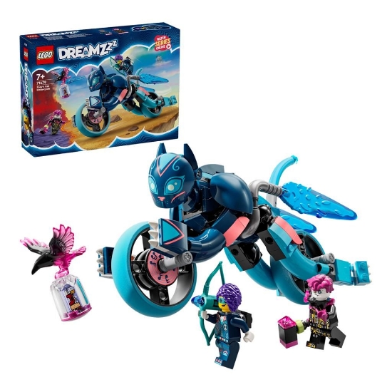Imagine LEGO DREAMZzz Motocicleta-pisică a lui Zoey 71479
