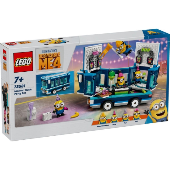 Imagine LEGO DESPICABLE ME4 AUTOBUZUL DE PETRECERE AL MINIONILOR 75581