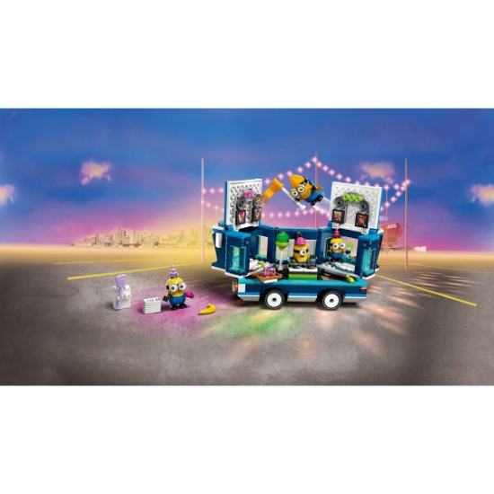 Imagine Lego Despicable Me4 Autobuzul de petrecere al minionilor 75581