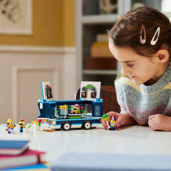Imagine Lego Despicable Me4 Autobuzul de petrecere al minionilor 75581