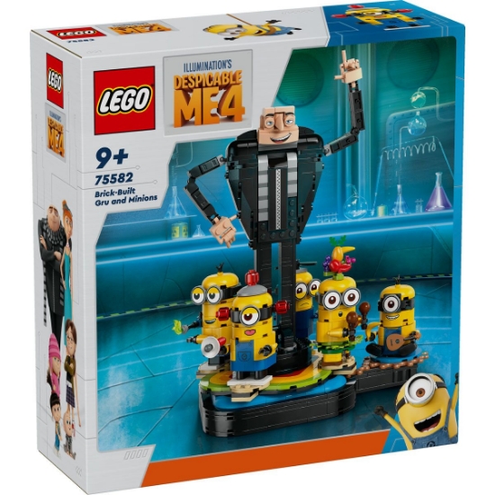 Imagine LEGO DESPICABLE ME4 GRU SI MINIONII DIN CARAMIZI 75582