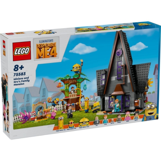 Imagine LEGO DESPICABLE ME4 RESEDINTA DE FAMILIE A LUI GRU SI A MINIONILOR 75583