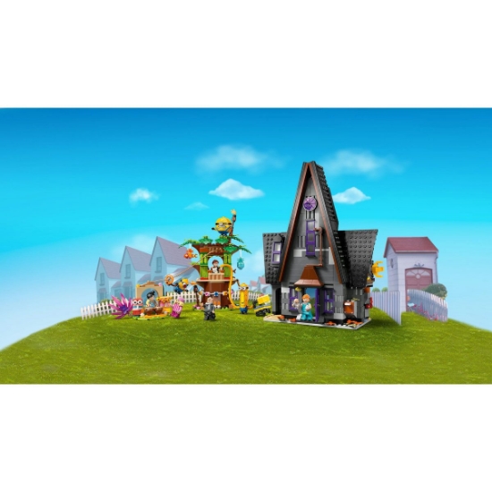 Imagine LEGO Despicable Me4 Reședința de familie a lui Gru și a minionilor 75583