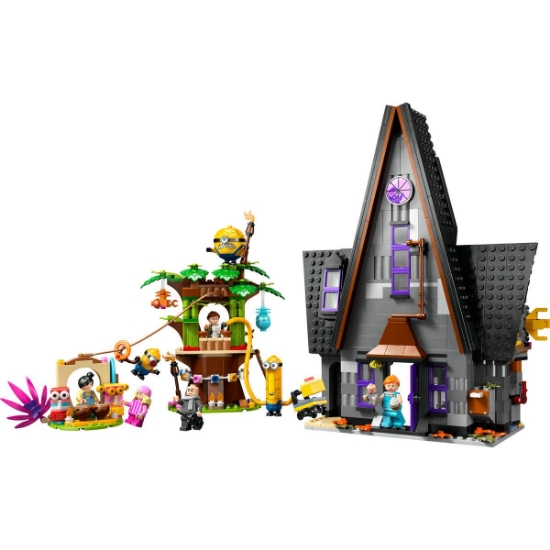 Imagine LEGO Despicable Me4 Reședința de familie a lui Gru și a minionilor 75583