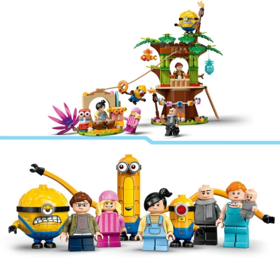 Imagine LEGO Despicable Me4 Reședința de familie a lui Gru și a minionilor 75583