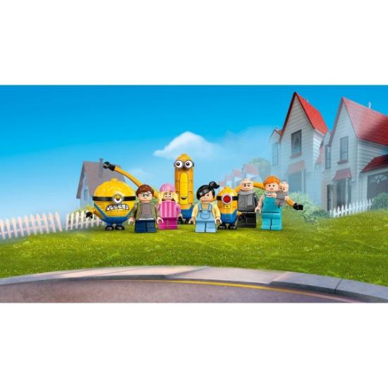 Imagine LEGO Despicable Me4 Reședința de familie a lui Gru și a minionilor 75583