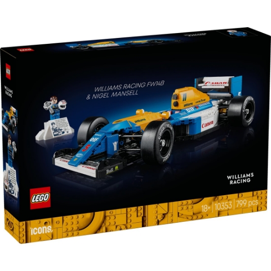 Imagine LEGO ICONS WILLIAMS RACING FW14B SI NIGEL MANSELL 10353
