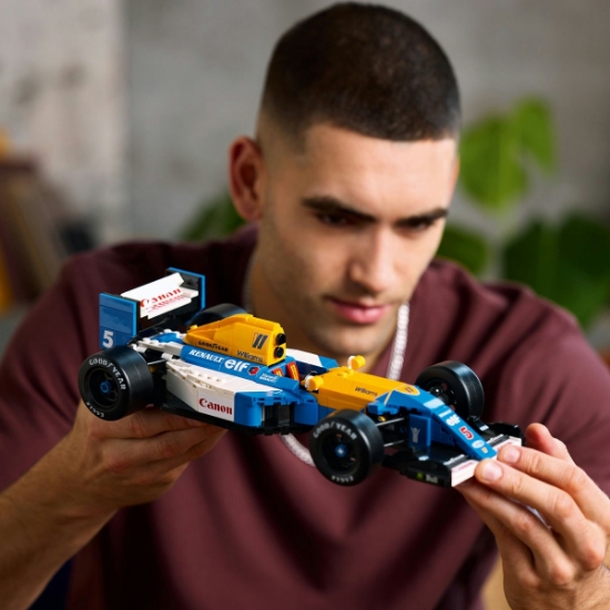 Imagine Lego Icons Williams Racing FW14B și Nigel Mansell 10353