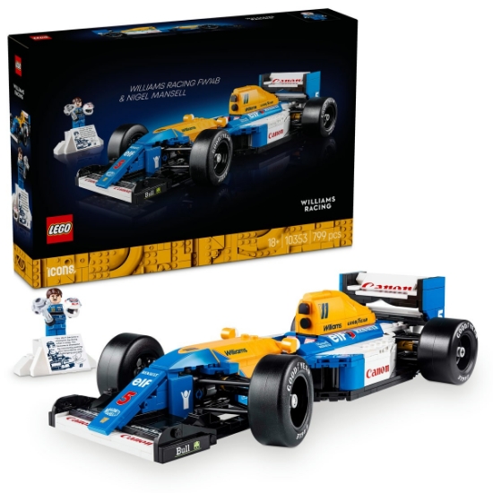 Imagine Lego Icons Williams Racing FW14B și Nigel Mansell 10353