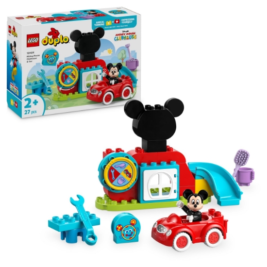 Imagine LEGO DUPLO Clubul și mașina lui Mickey Mouse 10454
