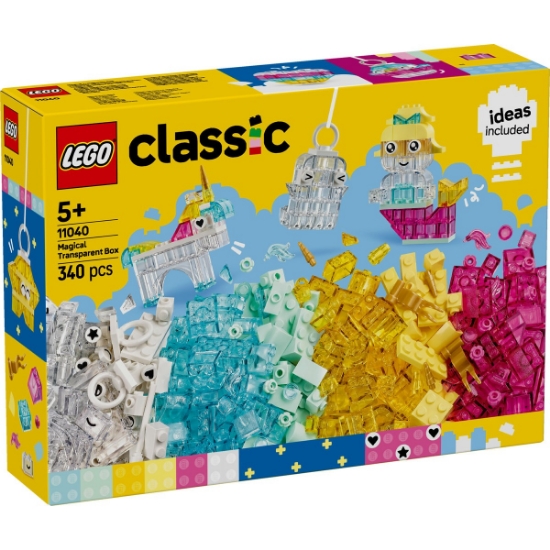 Imagine LEGO CLASSIC CUTIE TRANSPARENTA MAGICA 11040
