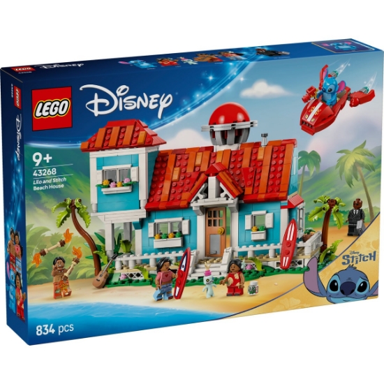 Imagine LEGO DISNEY CASA DE PE PLAJA A LUI LILO SI STITCH 43268