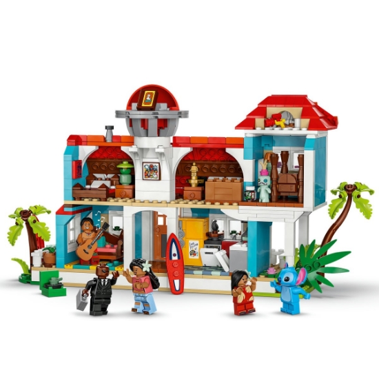 Imagine LEGO Disney Casa de pe plajă a lui Lilo și Stitch 43268