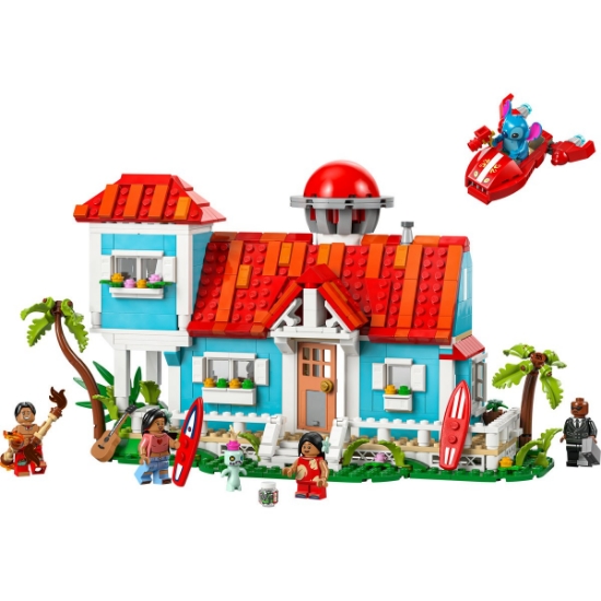 Imagine LEGO Disney Casa de pe plajă a lui Lilo și Stitch 43268