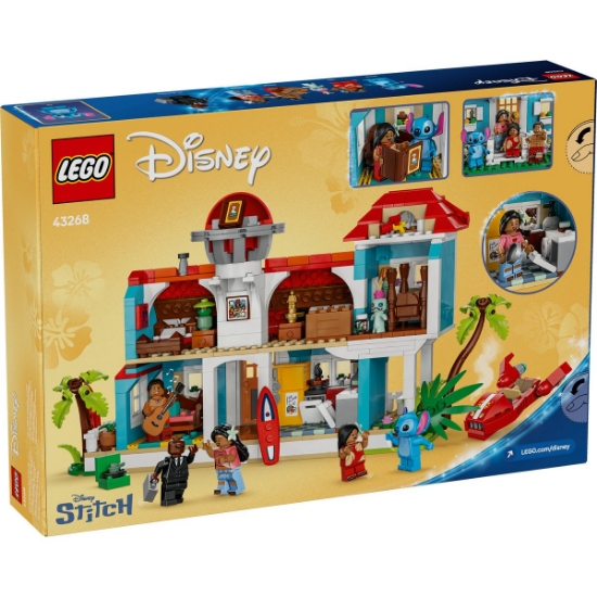 Imagine LEGO Disney Casa de pe plajă a lui Lilo și Stitch 43268