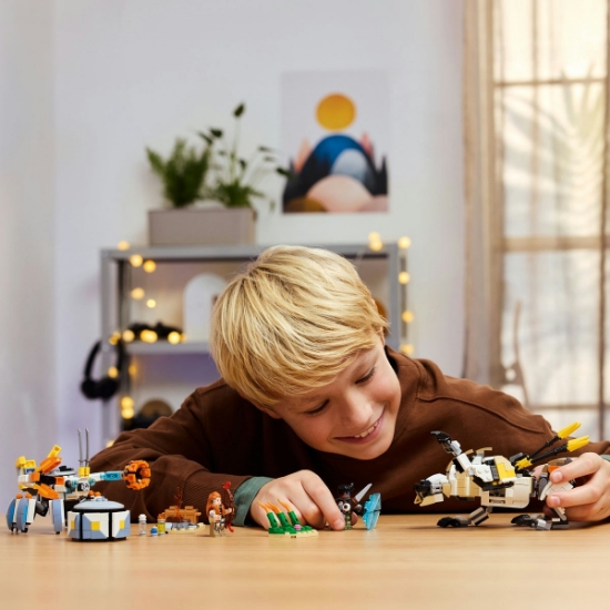 Imagine LEGO Horizon Adventures Aloy și Varl vs Shell-Walker și Sawtooth 77037