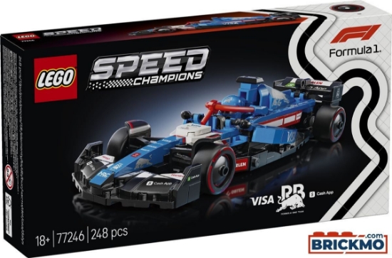 Imagine LEGO SPEED CHAMPIONS MASINA DE CURSE F1 VISA CASH APP RB VCARB 01 77246