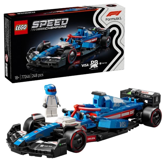 Imagine LEGO SPEED CHAMPIONS Masina de curse F1 Visa Cash App RB VCARB 01 77246
