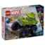 Imagine Lego Super Heroes Hulk în vehicul de teren contra lui Thanos 76312