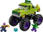 Imagine LEGO SUPER HEROES HULK IN VEHICUL DE TEREN CONTRA LUI THANOS 76312